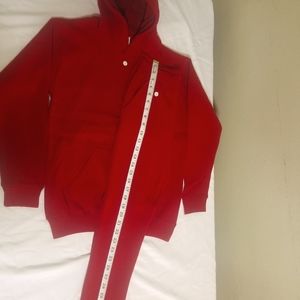 Kids jogger set Sweat Suit red large 10-12
